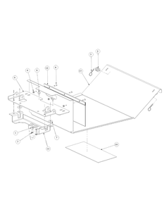 Floor Panel Assembly Diagram and Parts List for M72-KW LC-53AB5GFZ750-29HP-DFI-OHV-LC Cub Cadet Lawn Tractor